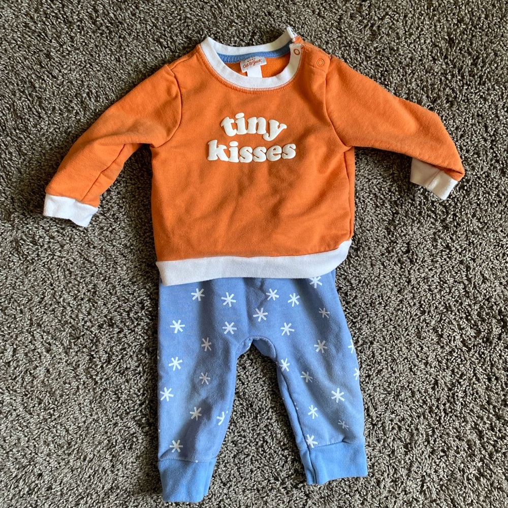 Orange and Blue Kids One Piece